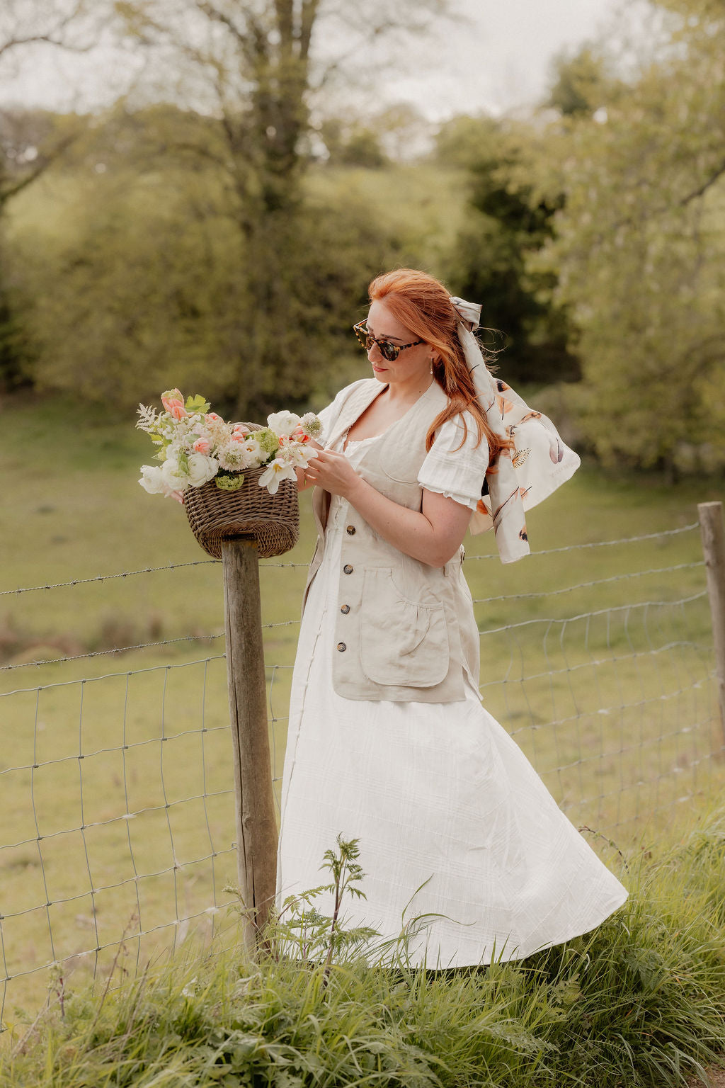 SAMPLE SALE Greenbrier Linen Clays to Country Vest