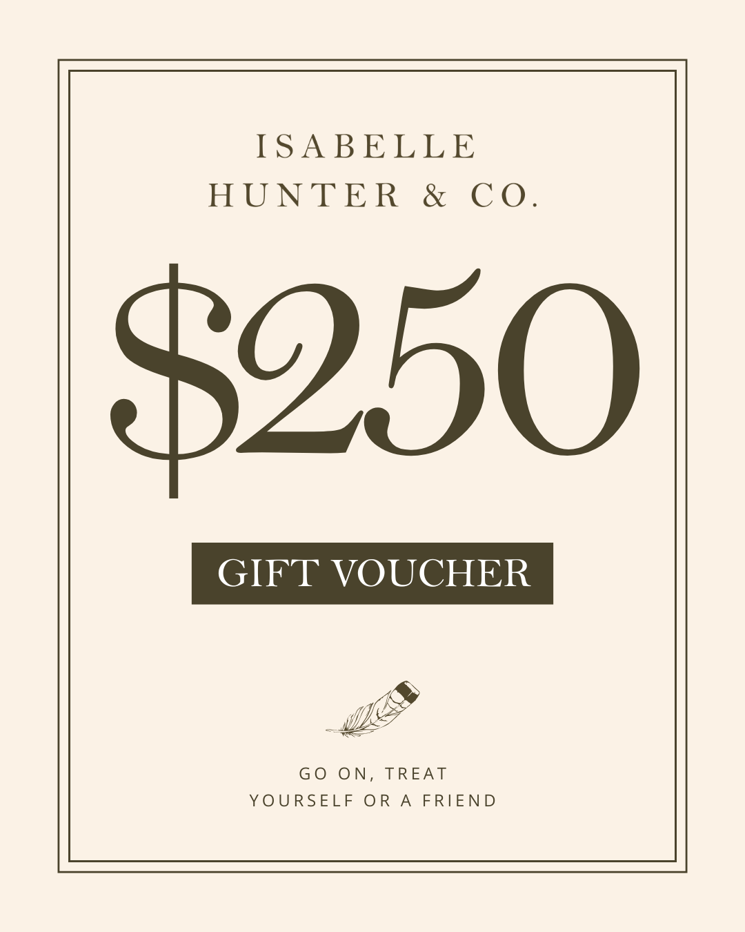 Isabelle Hunter Gift Card