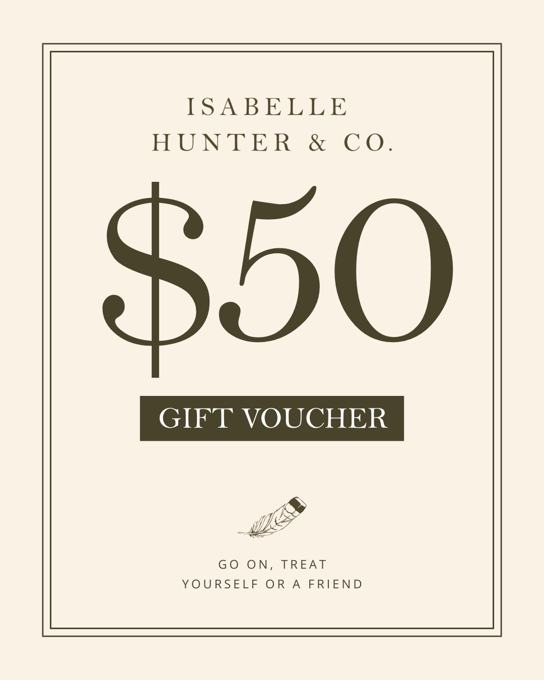 Isabelle Hunter Gift Card