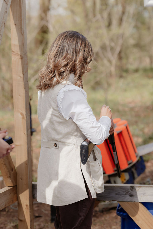Greenbrier Linen Country Vest
