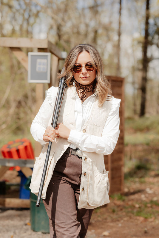 Greenbrier Linen Country Vest
