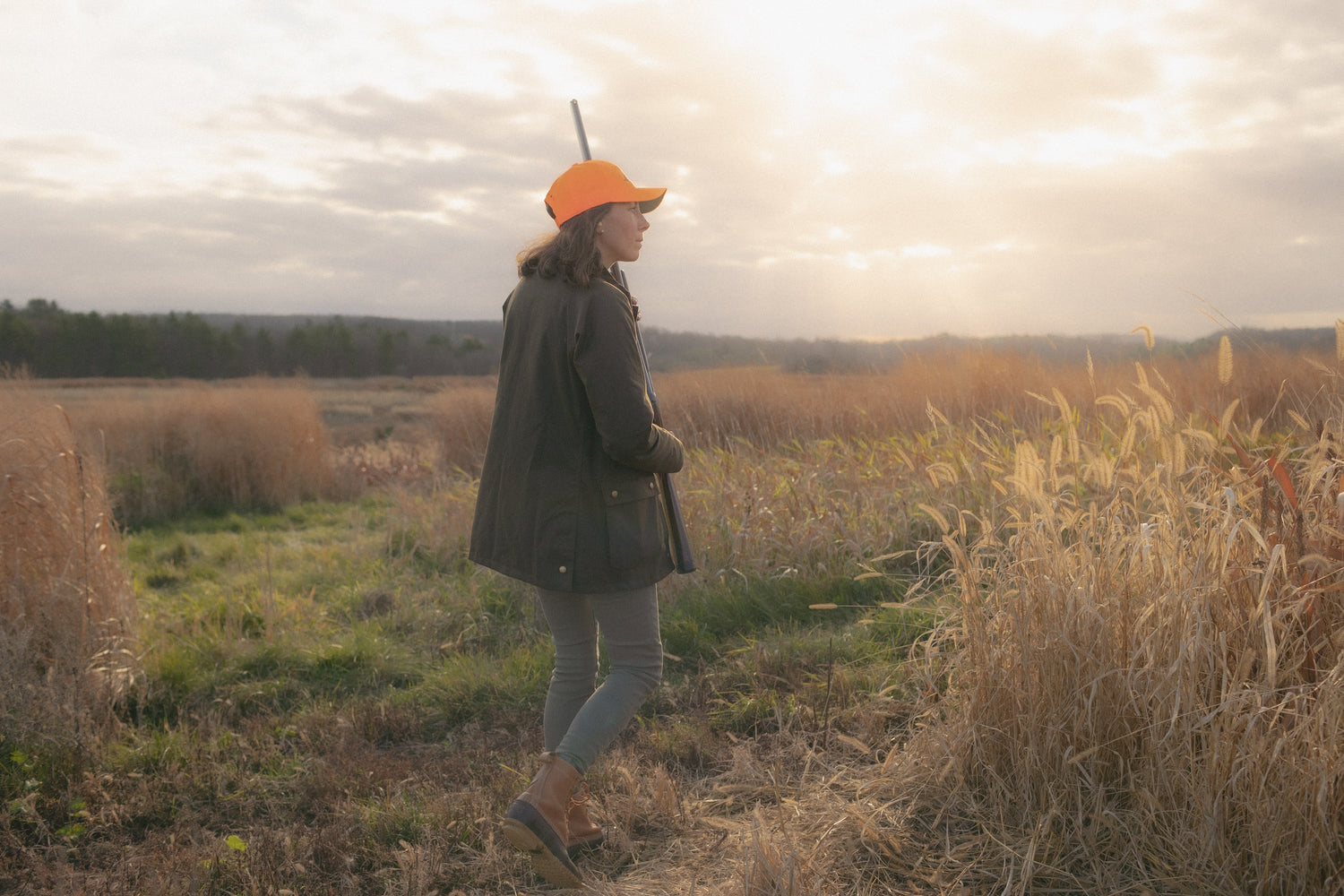 Women in fieldsports, gathered in camaraderie, dressed in Isabelle Hunter & Co's latest elegant, functional attire.